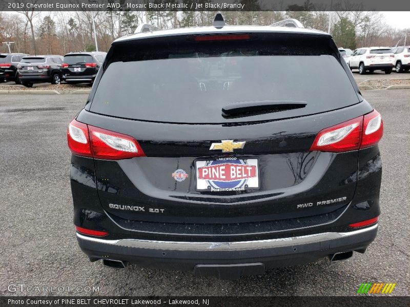 Mosaic Black Metallic / Jet Black/Brandy 2019 Chevrolet Equinox Premier AWD