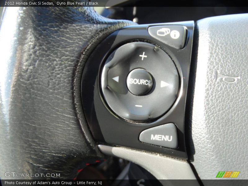 Dyno Blue Pearl / Black 2012 Honda Civic Si Sedan