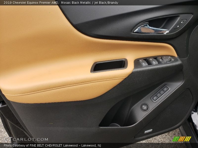 Mosaic Black Metallic / Jet Black/Brandy 2019 Chevrolet Equinox Premier AWD