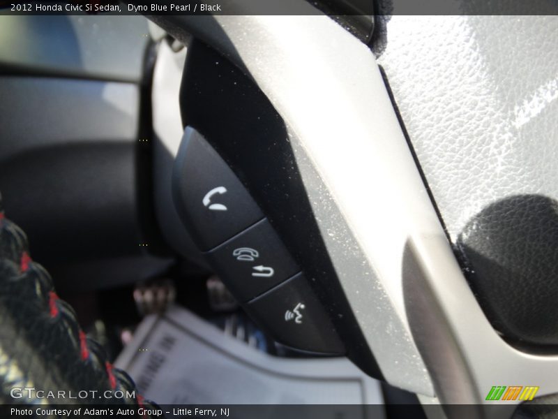 Dyno Blue Pearl / Black 2012 Honda Civic Si Sedan