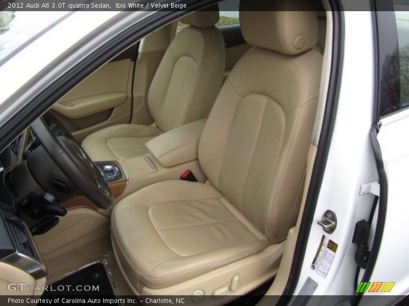 Ibis White / Velvet Beige 2012 Audi A6 3.0T quattro Sedan