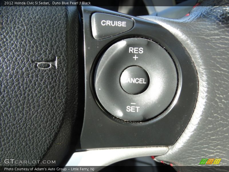 Dyno Blue Pearl / Black 2012 Honda Civic Si Sedan