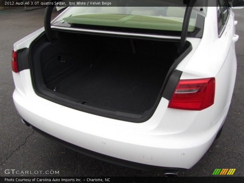 Ibis White / Velvet Beige 2012 Audi A6 3.0T quattro Sedan