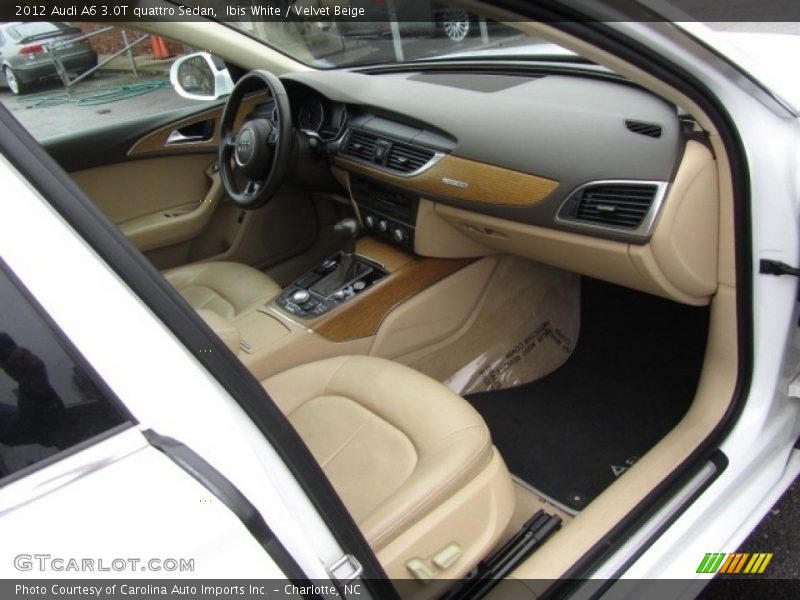 Ibis White / Velvet Beige 2012 Audi A6 3.0T quattro Sedan