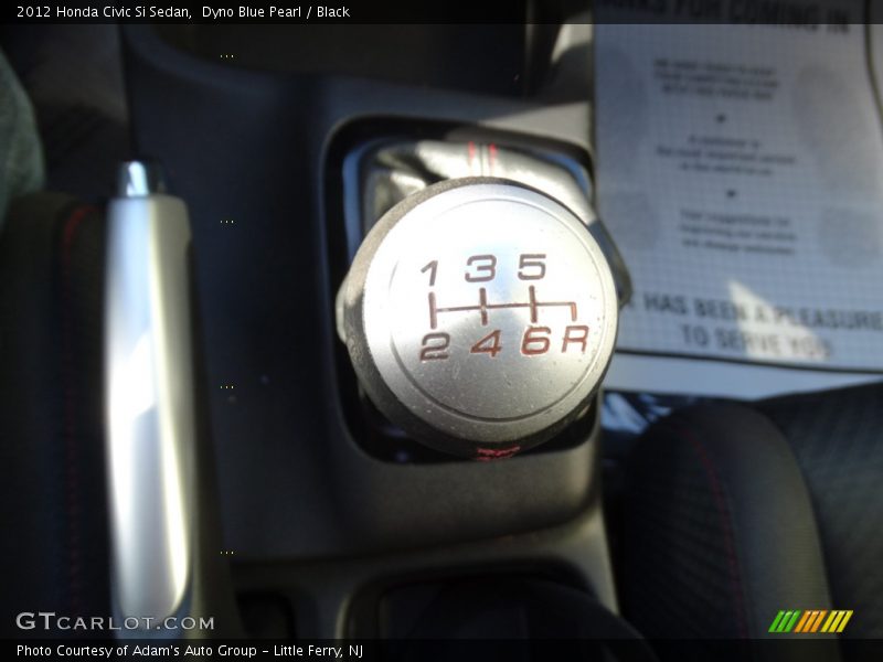 Dyno Blue Pearl / Black 2012 Honda Civic Si Sedan