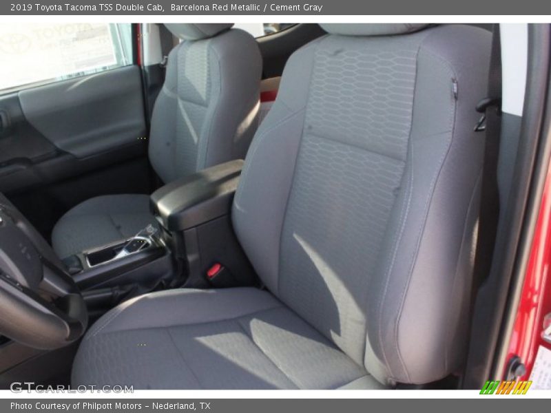 Barcelona Red Metallic / Cement Gray 2019 Toyota Tacoma TSS Double Cab