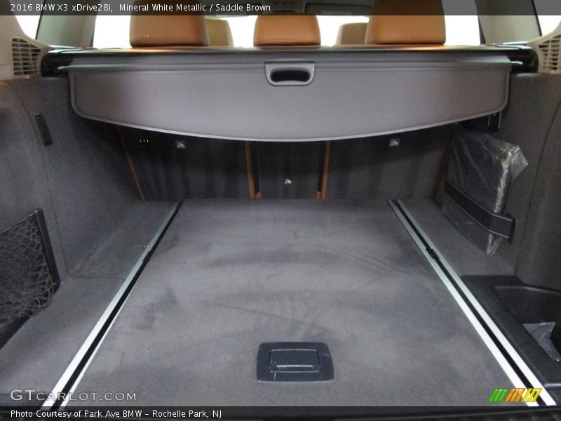 Mineral White Metallic / Saddle Brown 2016 BMW X3 xDrive28i
