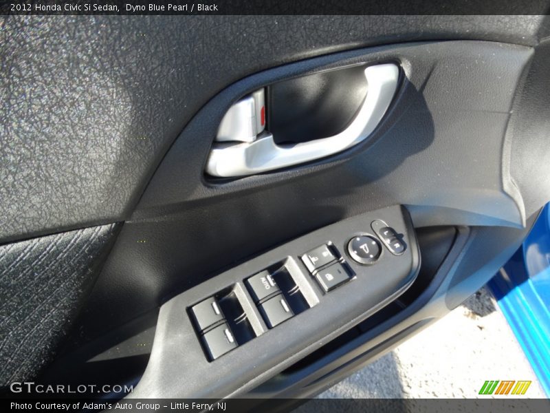 Dyno Blue Pearl / Black 2012 Honda Civic Si Sedan