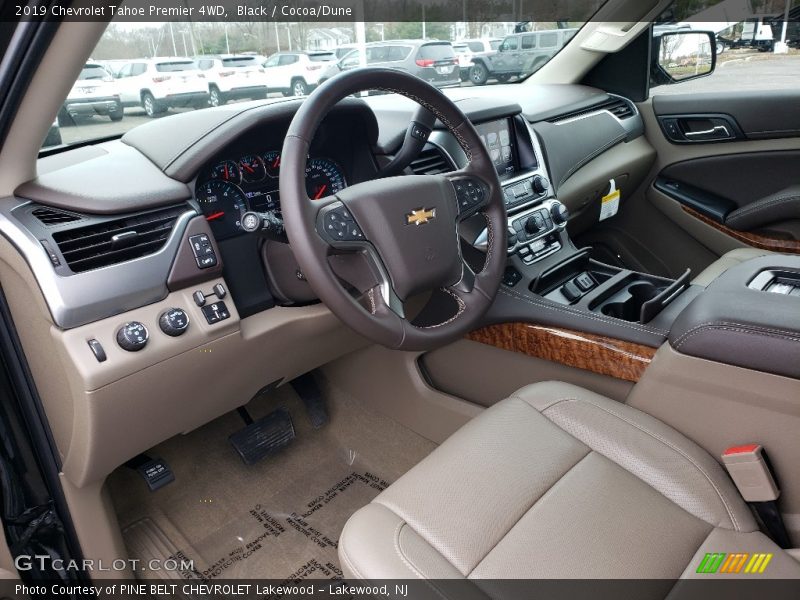  2019 Tahoe Premier 4WD Cocoa/Dune Interior