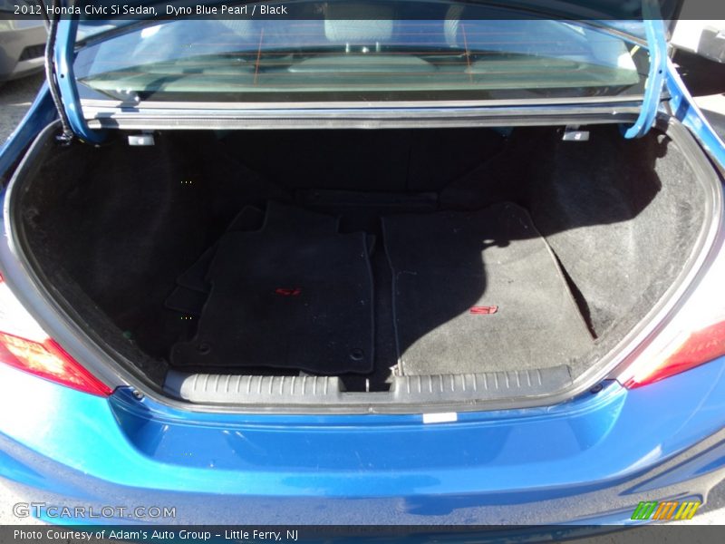 Dyno Blue Pearl / Black 2012 Honda Civic Si Sedan