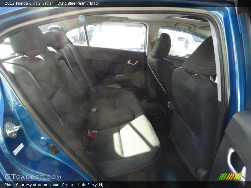 Dyno Blue Pearl / Black 2012 Honda Civic Si Sedan