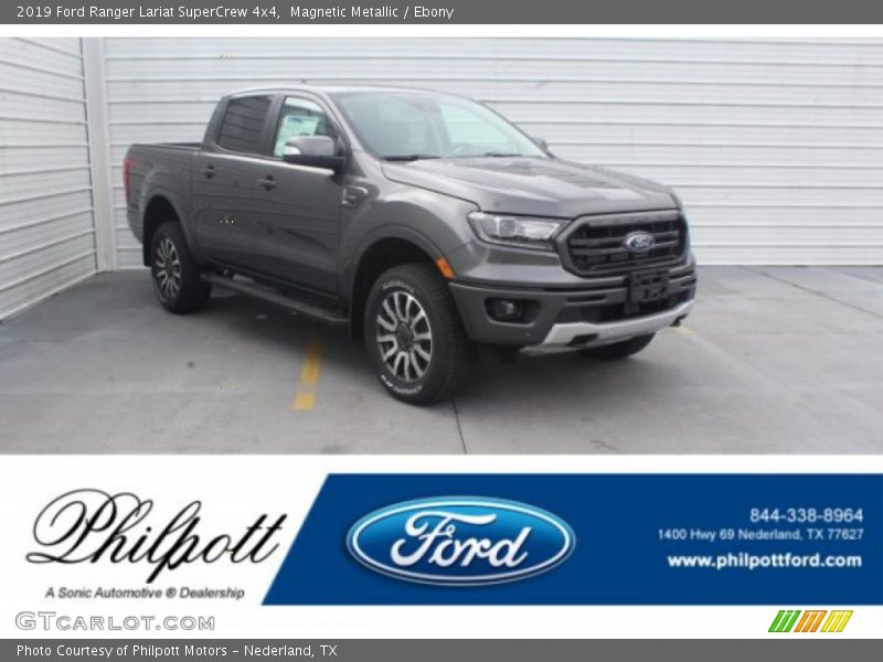 Magnetic Metallic / Ebony 2019 Ford Ranger Lariat SuperCrew 4x4