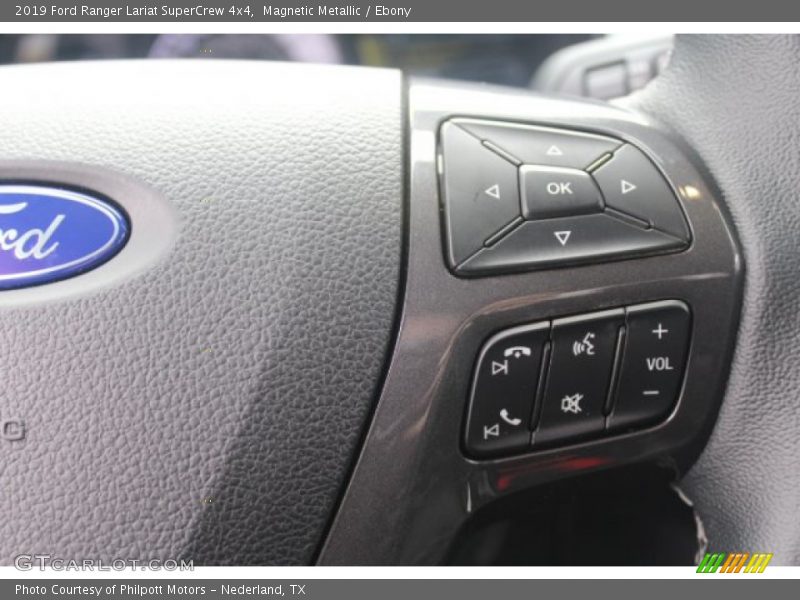 Magnetic Metallic / Ebony 2019 Ford Ranger Lariat SuperCrew 4x4