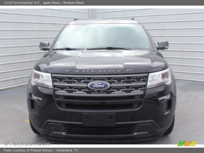 Agate Black / Medium Black 2019 Ford Explorer XLT