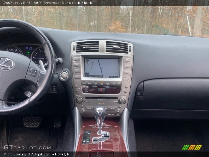 Breakwater Blue Metallic / Black 2007 Lexus IS 250 AWD