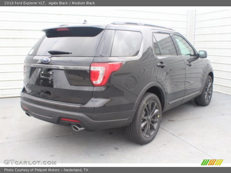 Agate Black / Medium Black 2019 Ford Explorer XLT