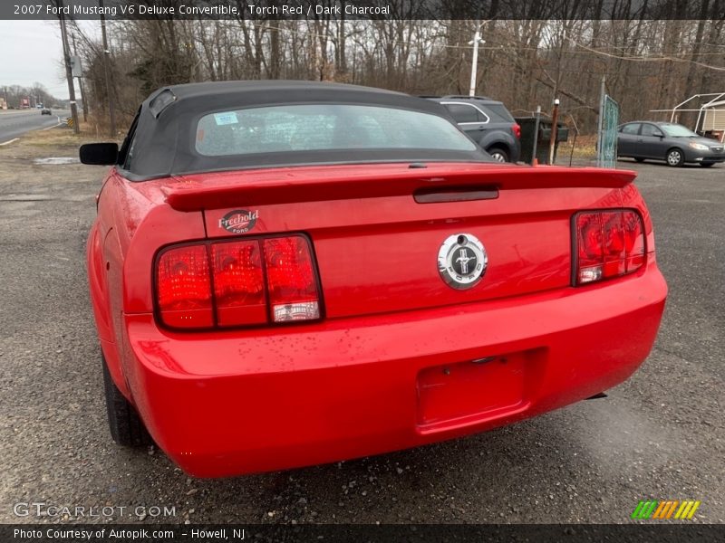 Torch Red / Dark Charcoal 2007 Ford Mustang V6 Deluxe Convertible