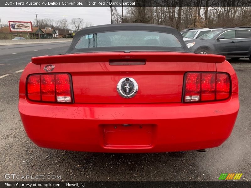 Torch Red / Dark Charcoal 2007 Ford Mustang V6 Deluxe Convertible