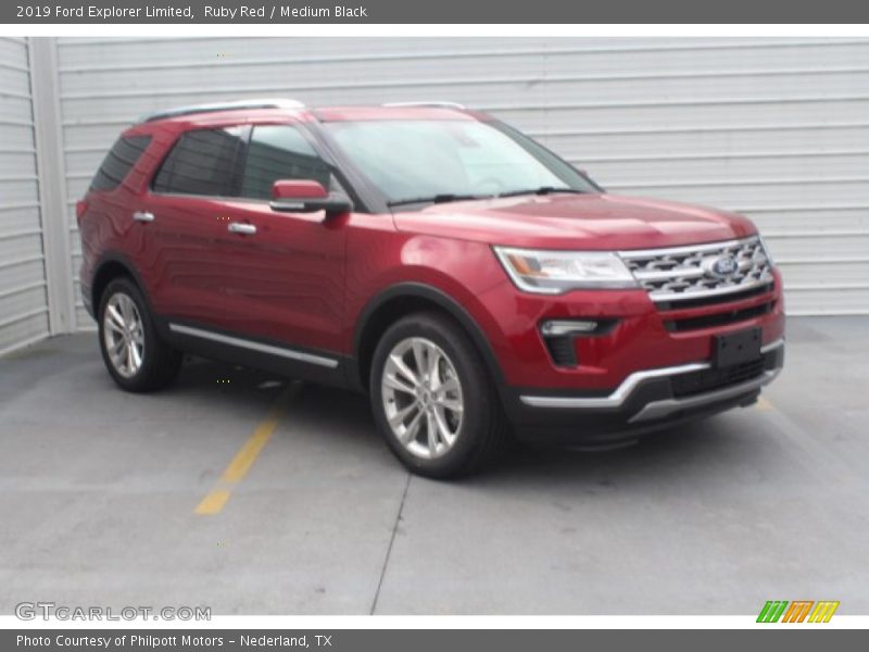 Ruby Red / Medium Black 2019 Ford Explorer Limited