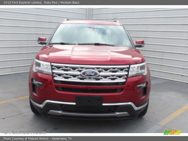 Ruby Red / Medium Black 2019 Ford Explorer Limited