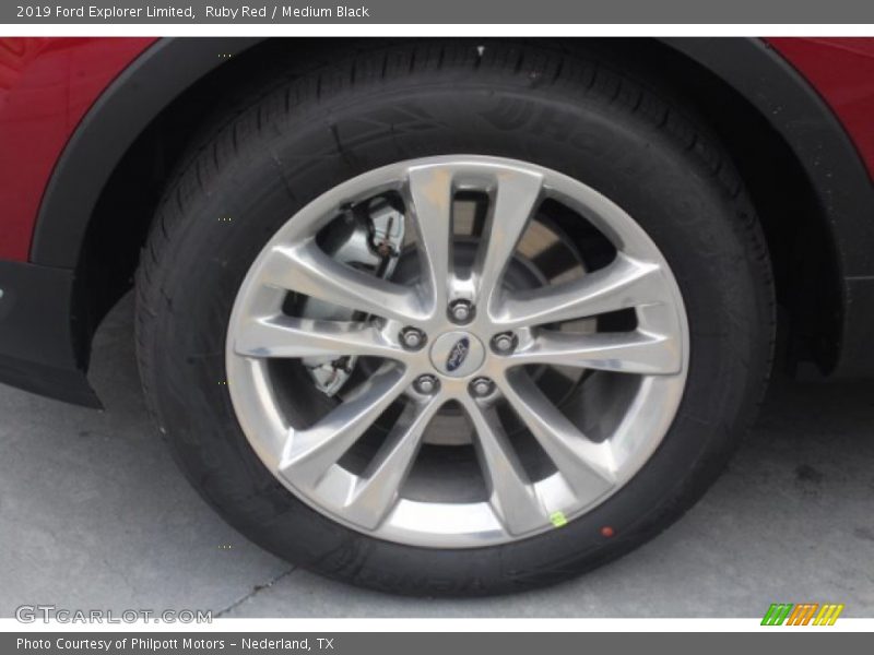 Ruby Red / Medium Black 2019 Ford Explorer Limited