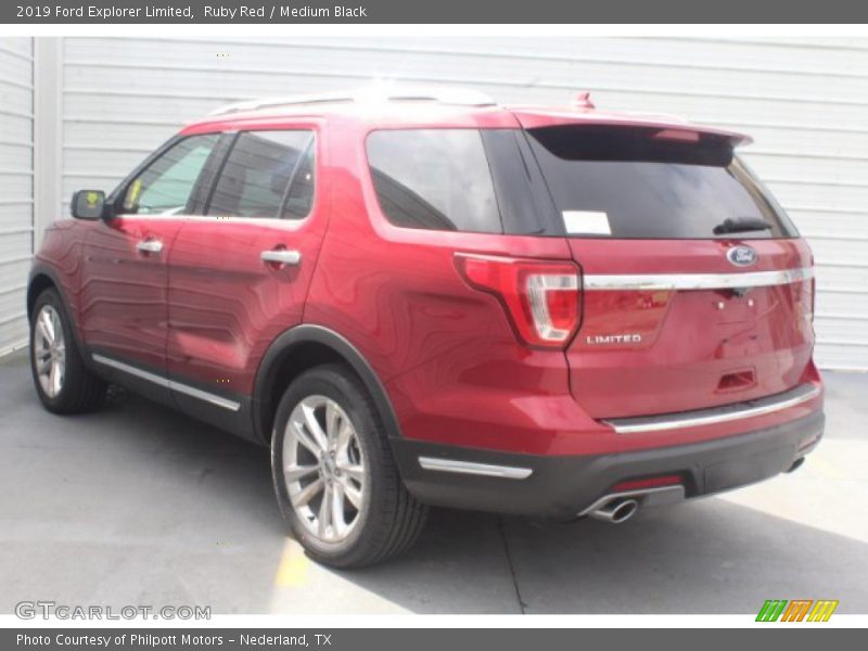 Ruby Red / Medium Black 2019 Ford Explorer Limited