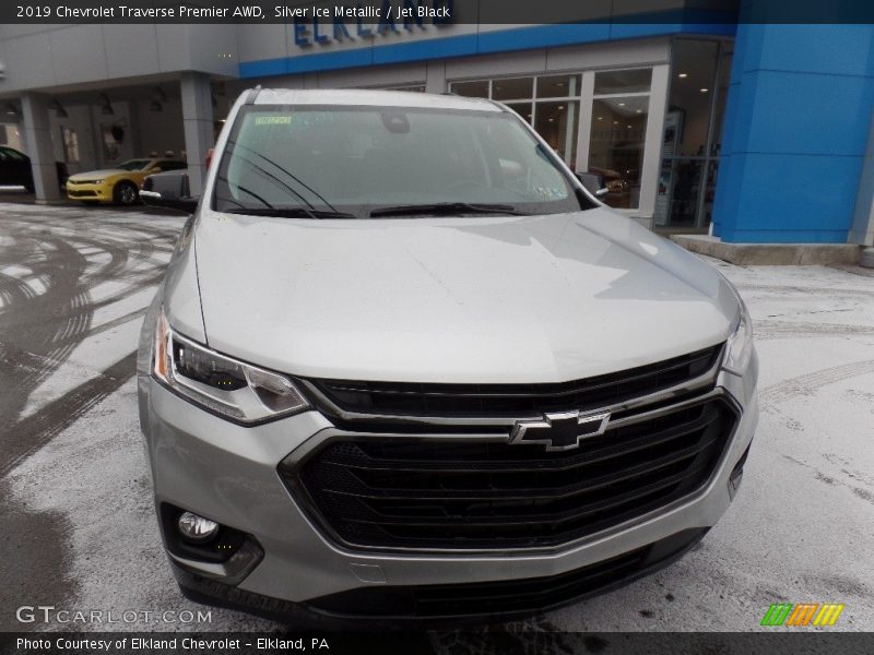 Silver Ice Metallic / Jet Black 2019 Chevrolet Traverse Premier AWD