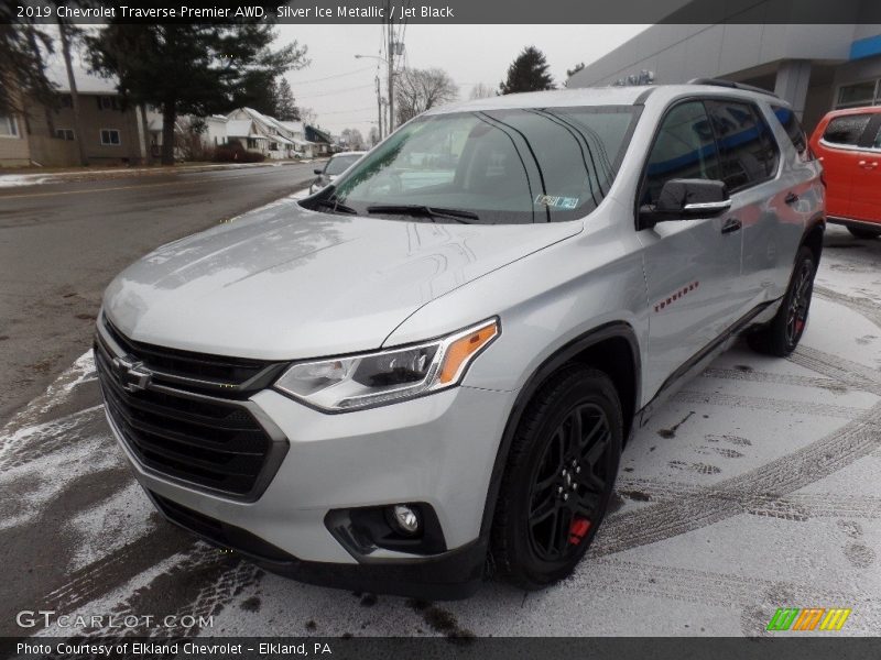 Silver Ice Metallic / Jet Black 2019 Chevrolet Traverse Premier AWD