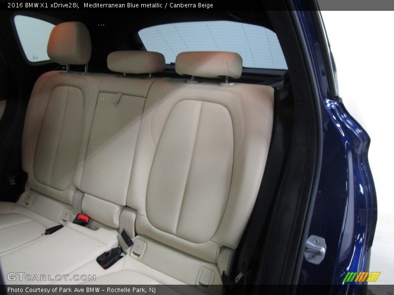 Mediterranean Blue metallic / Canberra Beige 2016 BMW X1 xDrive28i