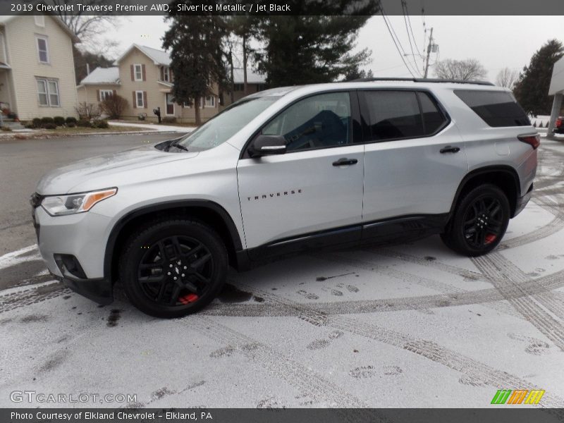 Silver Ice Metallic / Jet Black 2019 Chevrolet Traverse Premier AWD