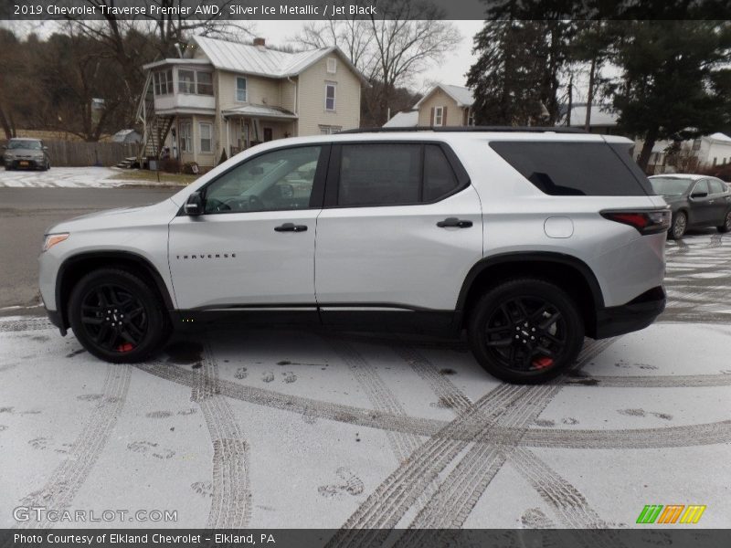 Silver Ice Metallic / Jet Black 2019 Chevrolet Traverse Premier AWD