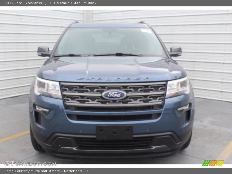 Blue Metallic / Medium Black 2019 Ford Explorer XLT