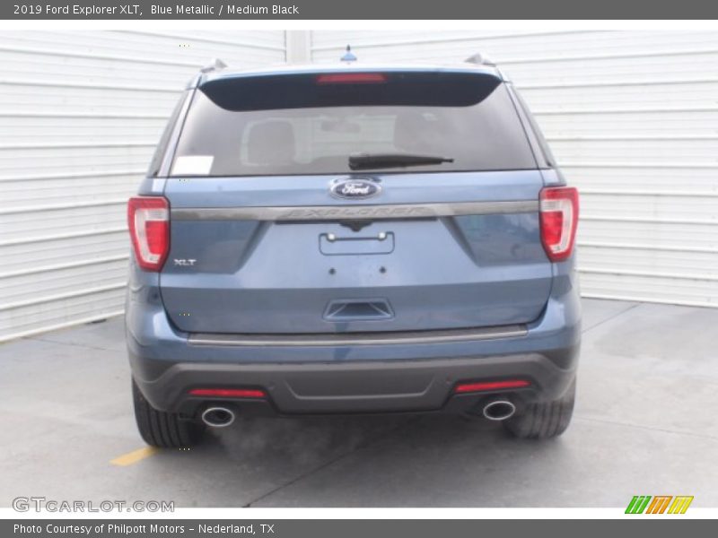 Blue Metallic / Medium Black 2019 Ford Explorer XLT