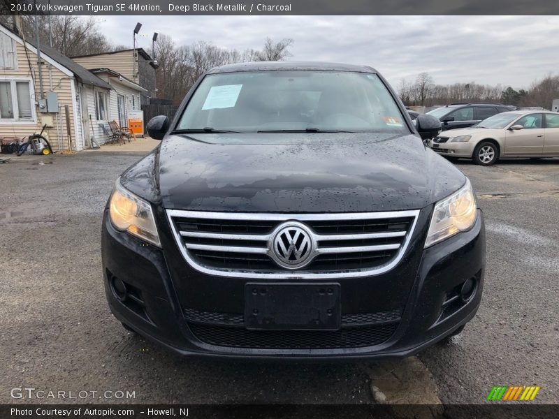 Deep Black Metallic / Charcoal 2010 Volkswagen Tiguan SE 4Motion