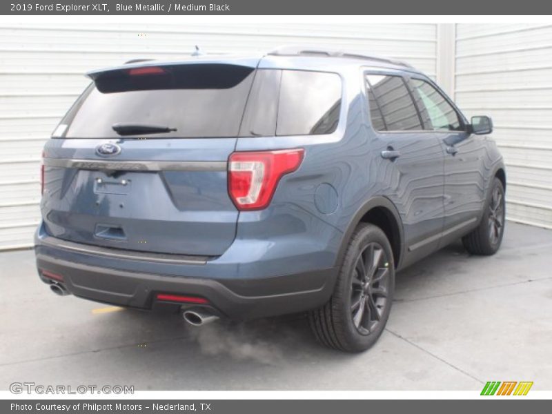 Blue Metallic / Medium Black 2019 Ford Explorer XLT