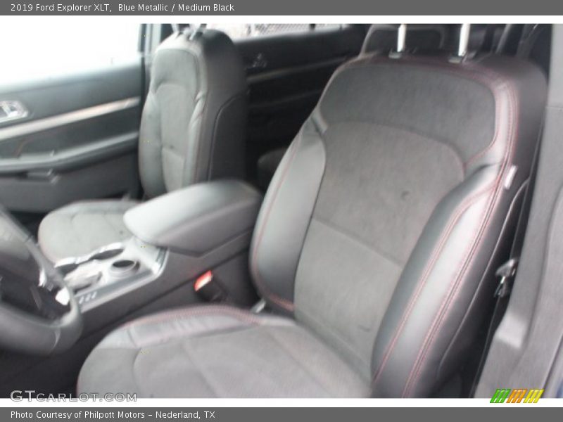 Blue Metallic / Medium Black 2019 Ford Explorer XLT