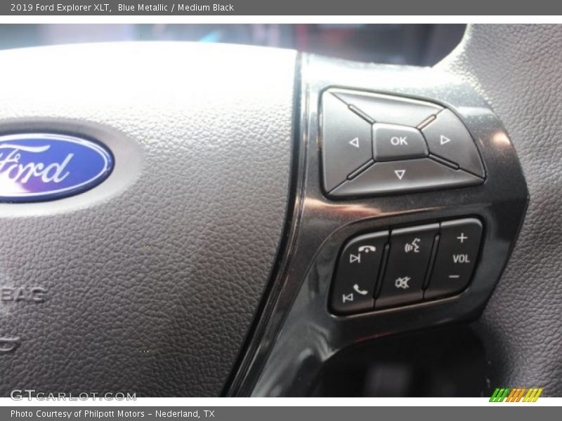 Blue Metallic / Medium Black 2019 Ford Explorer XLT
