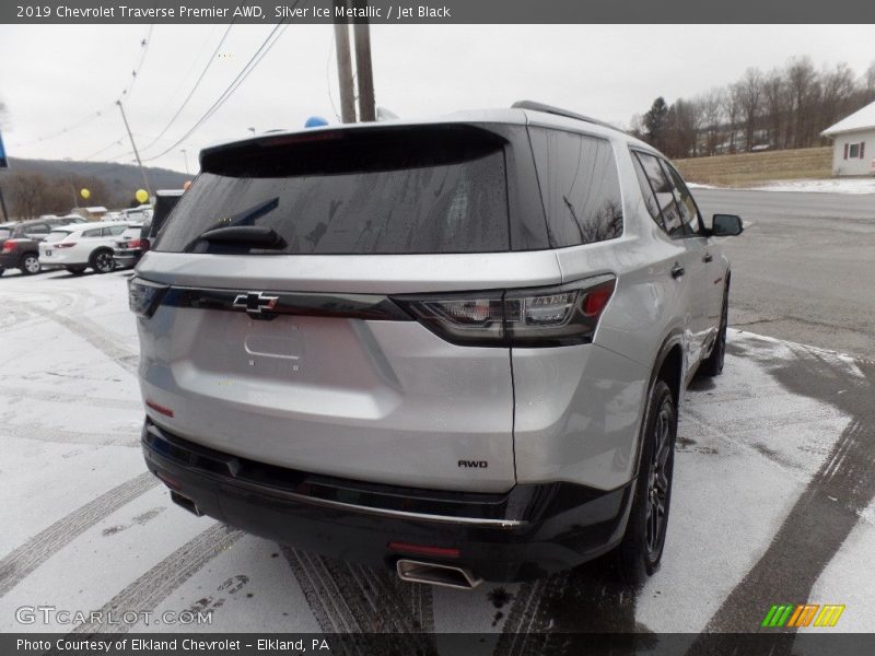 Silver Ice Metallic / Jet Black 2019 Chevrolet Traverse Premier AWD