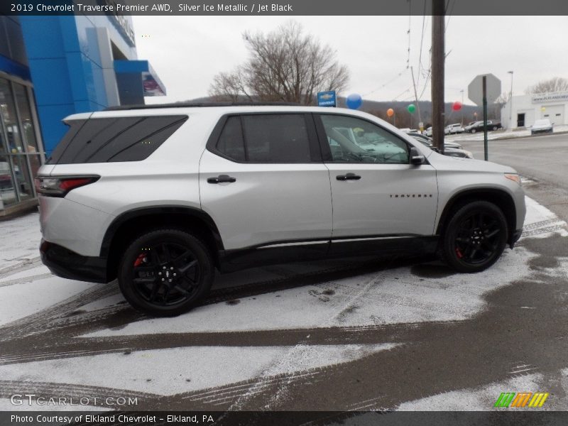 Silver Ice Metallic / Jet Black 2019 Chevrolet Traverse Premier AWD
