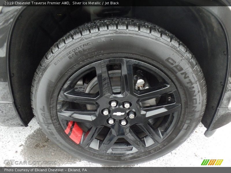 Silver Ice Metallic / Jet Black 2019 Chevrolet Traverse Premier AWD