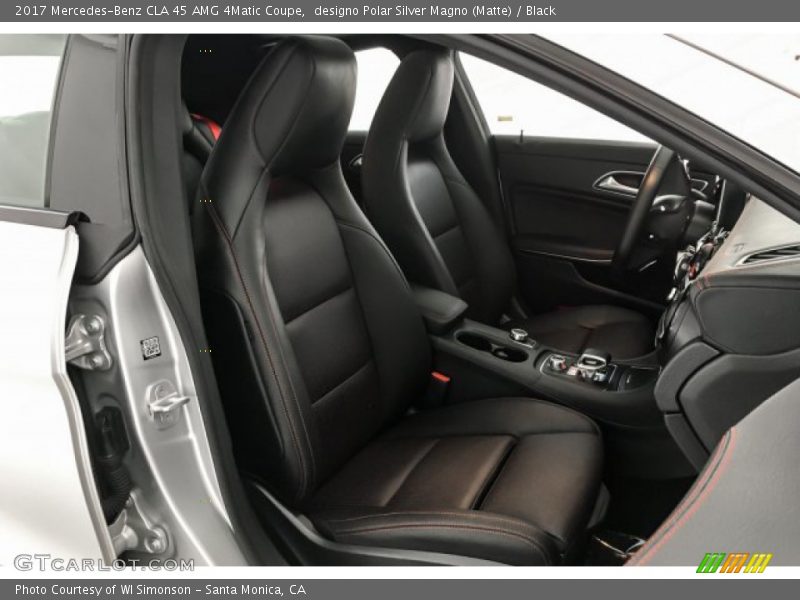 designo Polar Silver Magno (Matte) / Black 2017 Mercedes-Benz CLA 45 AMG 4Matic Coupe