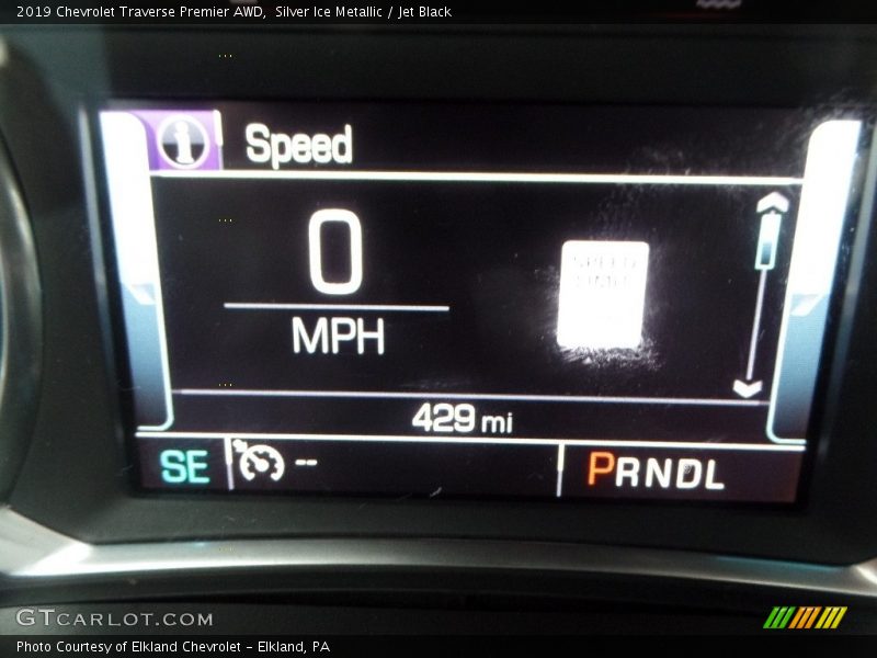 Silver Ice Metallic / Jet Black 2019 Chevrolet Traverse Premier AWD