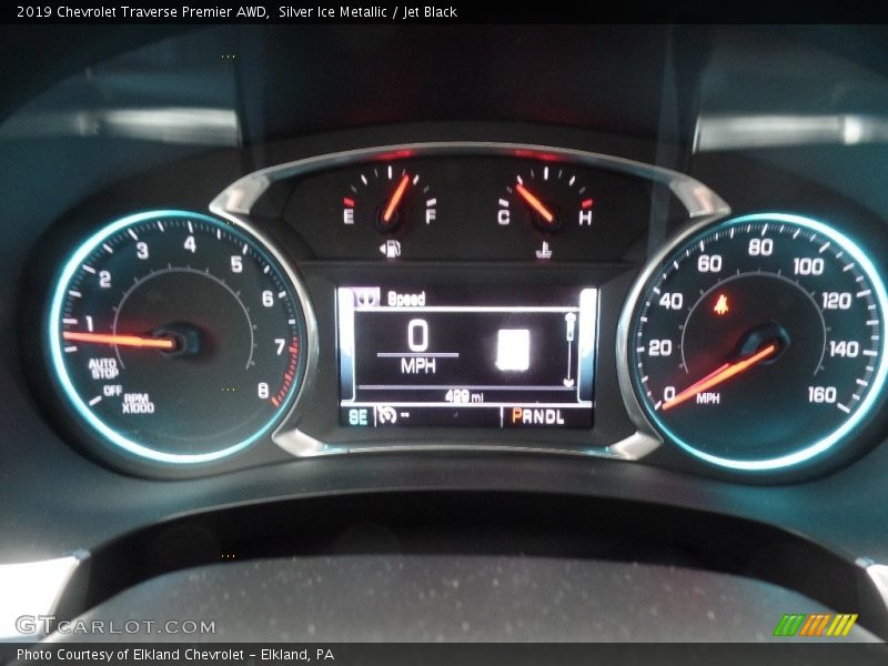 Silver Ice Metallic / Jet Black 2019 Chevrolet Traverse Premier AWD