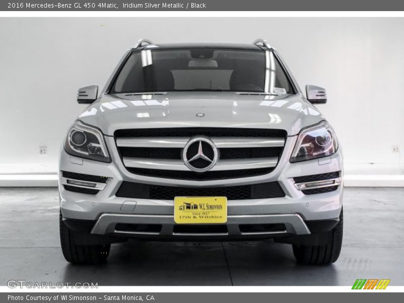 Iridium Silver Metallic / Black 2016 Mercedes-Benz GL 450 4Matic
