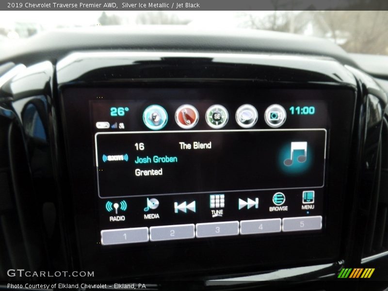 Silver Ice Metallic / Jet Black 2019 Chevrolet Traverse Premier AWD