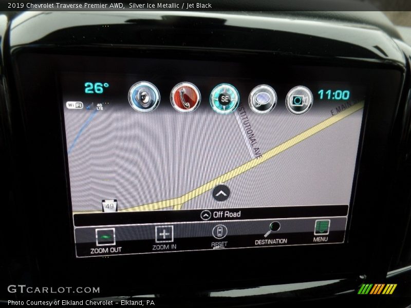 Silver Ice Metallic / Jet Black 2019 Chevrolet Traverse Premier AWD
