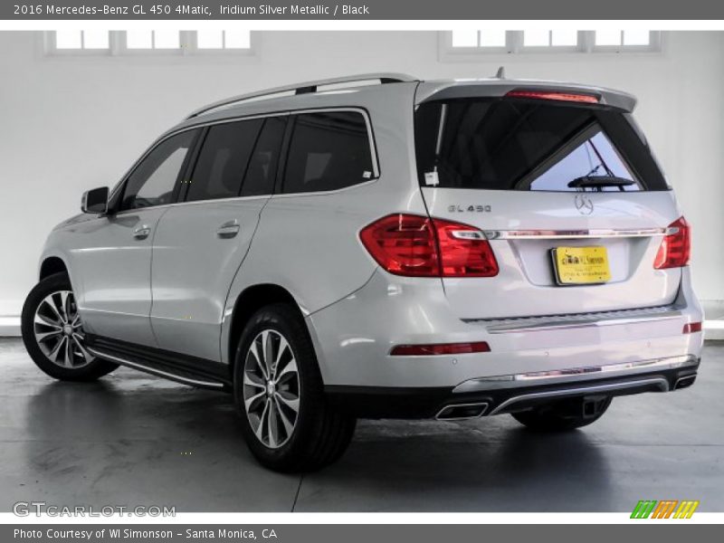 Iridium Silver Metallic / Black 2016 Mercedes-Benz GL 450 4Matic