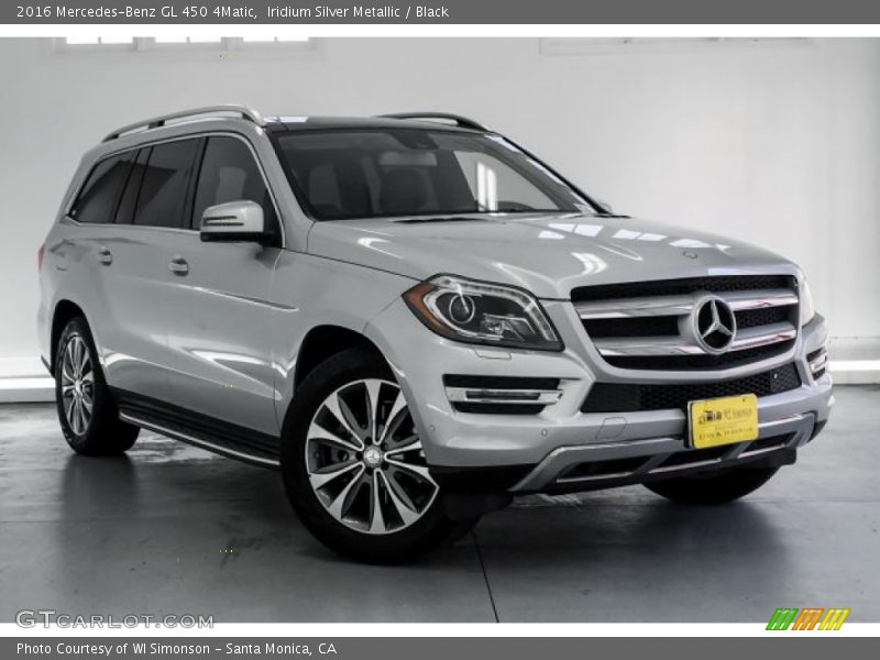 Iridium Silver Metallic / Black 2016 Mercedes-Benz GL 450 4Matic