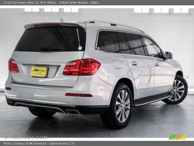 Iridium Silver Metallic / Black 2016 Mercedes-Benz GL 450 4Matic