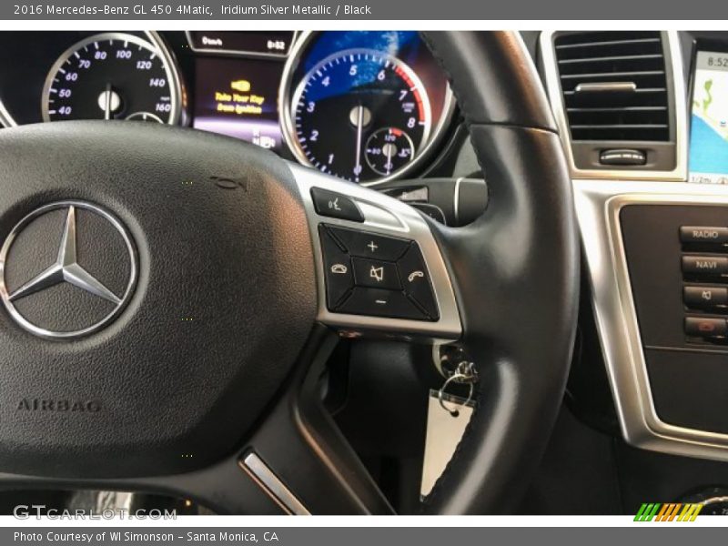 Iridium Silver Metallic / Black 2016 Mercedes-Benz GL 450 4Matic